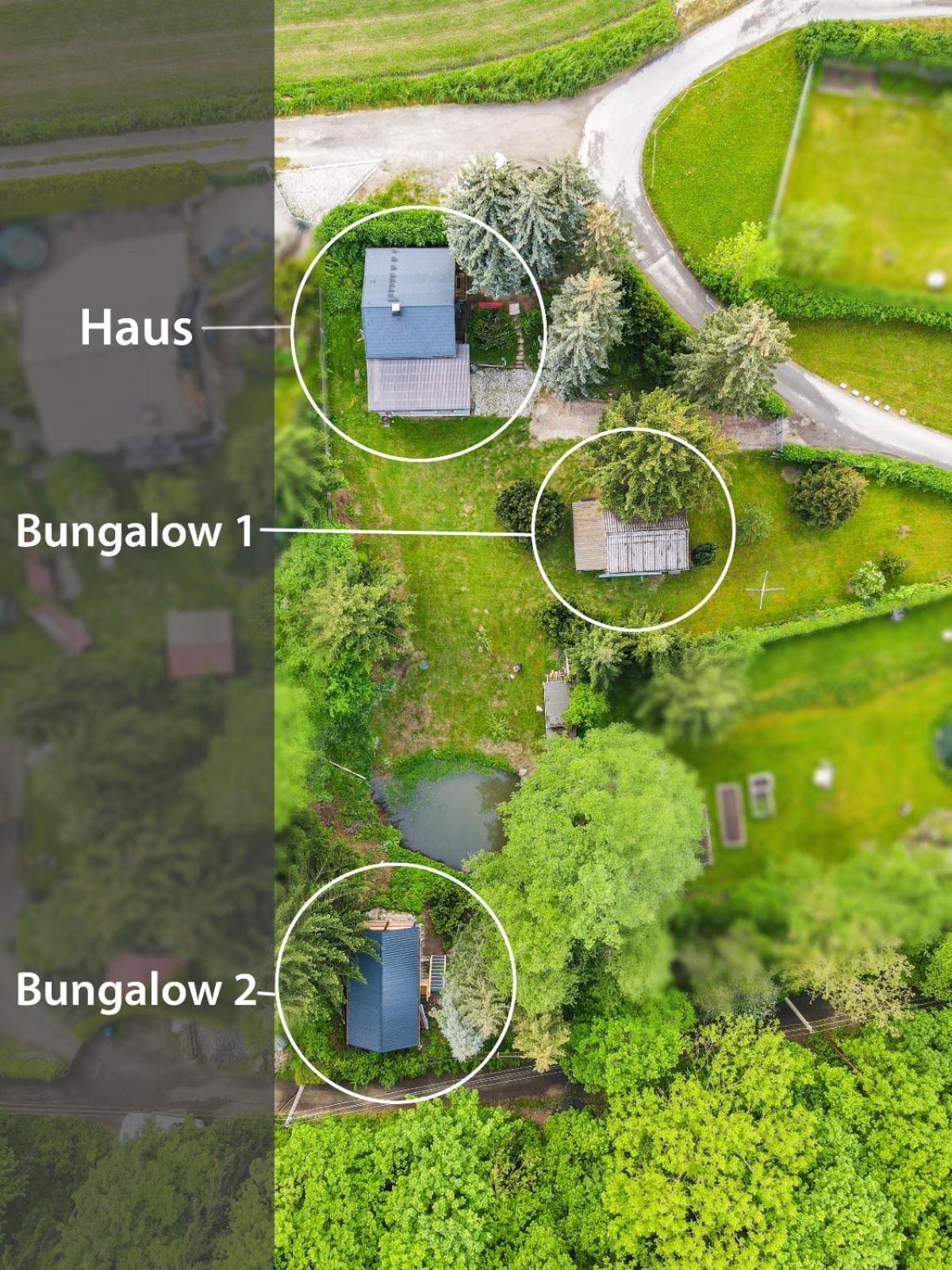 Waldfrieden Bungalow Garnsdorf Luaran gambar